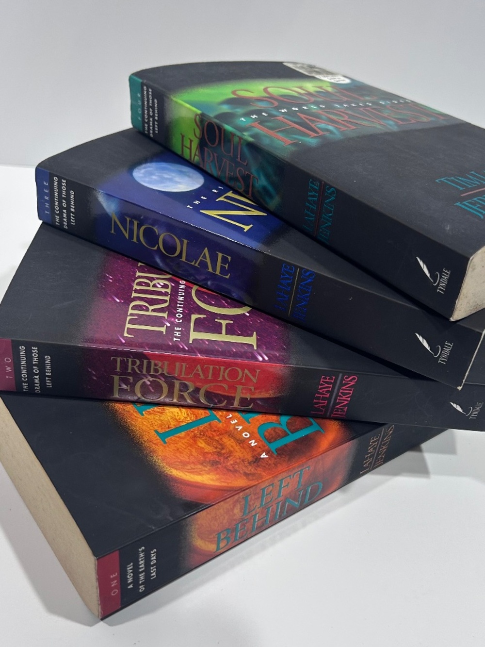 Left Behind Books Set of 4/four Series-Paperback (Tim LaHaye & Jerry B. Jenkins)
